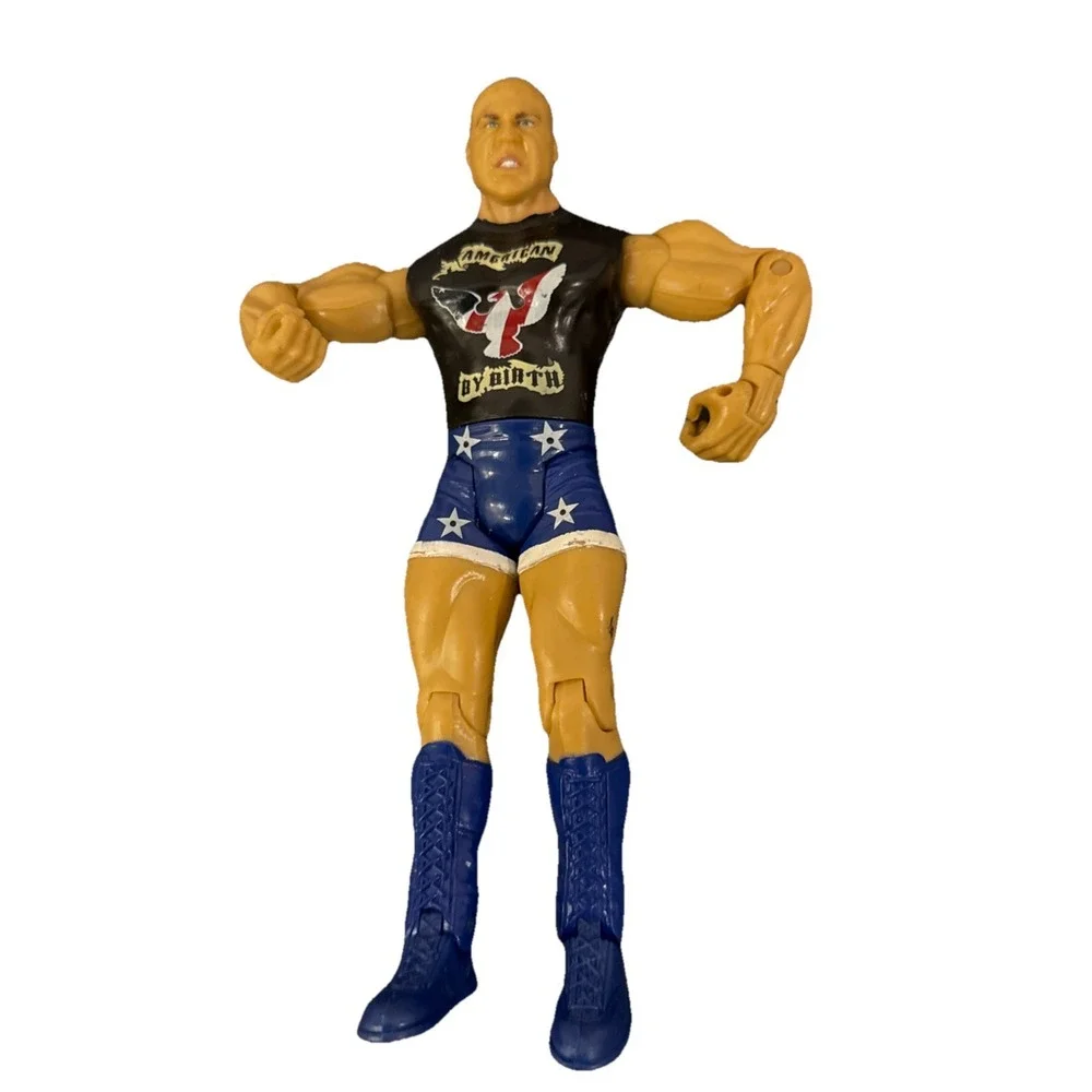 WWE Kurt Angle Ruthless‎ Aggression 18.5 Ring Rage Wrestling Action Figure Jakks